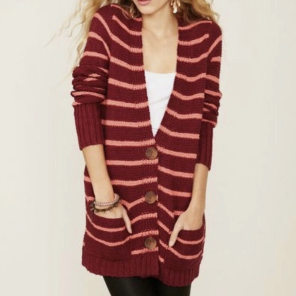 Free People Beach Crochet Cardigan